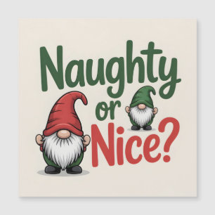 Stout of Braaf Kerst Grafisch: Schattige Gnome's