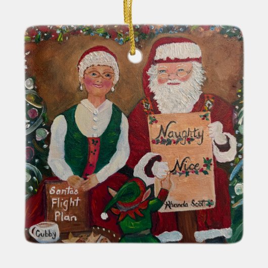 Stout of Braaf Kerst Ornament (Voorkant)