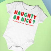 Stout of Braaf Kerstvakantie Pretttige Grappige Ke Romper