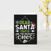 Stout Of Braaf Lieve Kerstman Zij Zijn De Stoute - Kaart (Gele Bloem)