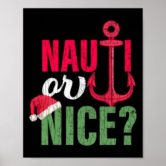 Stout Of Leuk Kerstman Funny Kerstmis In Juli Graf Poster (Voorkant)