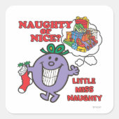 Stout of mooi? vierkante sticker (Voorkant)