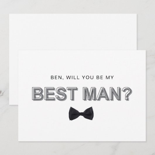 Stout omlijnd kaart voor het vragen van de getuige (Voorkant / Achterkant)