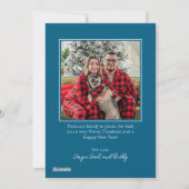 Stout Stoutje tot Sneeuw Goed Feestdagenkaart (Achterkant)