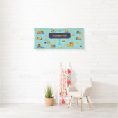 Stout Trucks Aangepaste Naam voor Jongens Spandoek (Insitu)