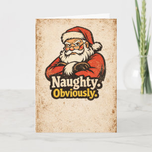 Stout. Vanzelfsprekend - Oude Kerstmis Kaart