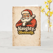 Stout. Vanzelfsprekend - Oude Kerstmis Kaart (Gele Bloem)