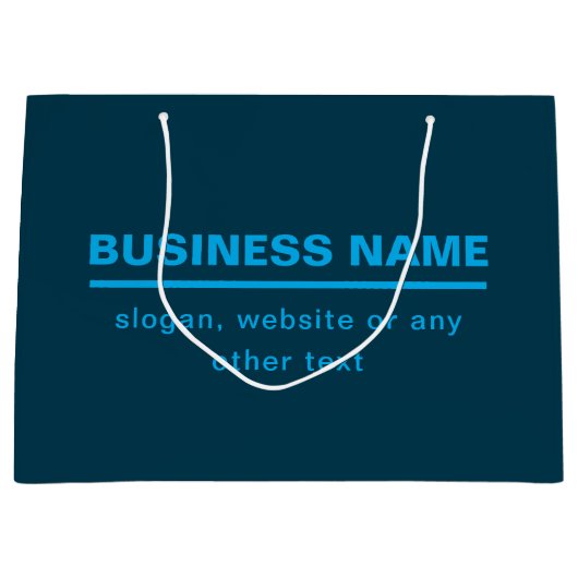 Stout Zakelijk Naamtemplate in modern ontwerp | Bl Groot Cadeauzakje (Voorkant)