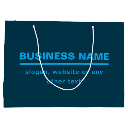 Stout Zakelijk Naamtemplate in modern ontwerp | Bl Groot Cadeauzakje (Achterkant)