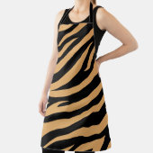 Stout Zebrahuid Dierenprint Achtergrond Schort (Insitu)
