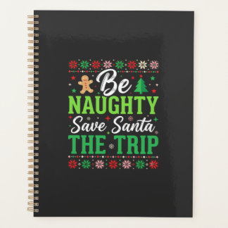 Stout zijn Red Santa Grappige Kerst SVG Planner