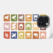 Stoute Alfabetten iPhone 4 case-mate Hoesje (Achterkant horizontaal)