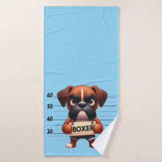 Stoute Boxer Badhanddoek