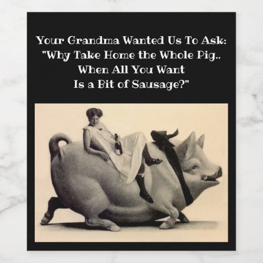 Stoute Bruid Bruidsfeest Wijnlabels Wijn Etiket (Enkel label)