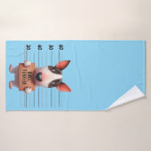 Stoute Bull Terrier Badhanddoek (Badhanddoek)