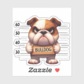 Stoute Bulldog Sticker (Vel)