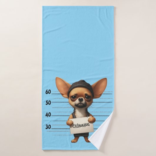 Stoute Chihuahua Badhanddoek (Badhanddoek)