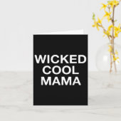 Stoute Coole Mama Grappige Moeder Kaart (Gele Bloem)