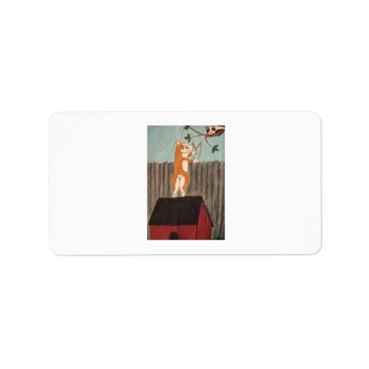 Stoute Corgi Etiket (Voorkant)