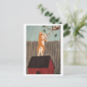 Stoute Corgi Plat Kaart (Staand voorkant)