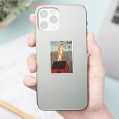 Stoute Corgi Sticker (Telefoon)