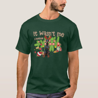 Stoute Dobermann Pinscher Het Was Ik Niet retro fr T-shirt