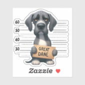 Stoute Dog Argenta Sticker (Vel)