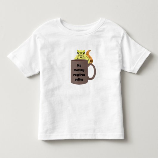 Stoute Eekhoorn #419 Peuter Kinder Shirts (Voorkant)
