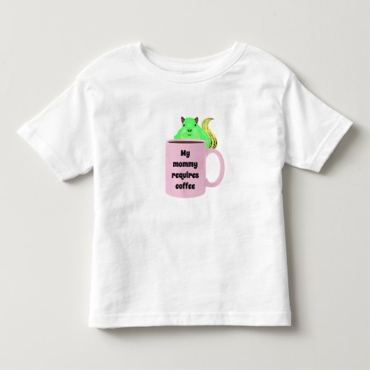Stoute Eekhoorn #474 Peuter Kinder Shirts (Voorkant)