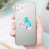 Stoute Eekhoorn #501 Brett Skateboarding Sticker (Telefoon)