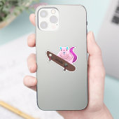 Stoute Eekhoorn #503 Brett Skateboarding Sticker (Telefoon)
