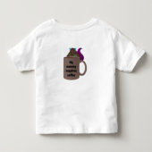 Stoute Eekhoorn #557 Peuter Kinder Shirts (Achterkant)