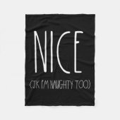 Stoute en leuke koppels Shirten voor kerst JK N Fleece Deken (Voorkant)