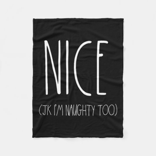 Stoute en leuke koppels Shirten voor kerst JK N Fleece Deken (Voorkant)