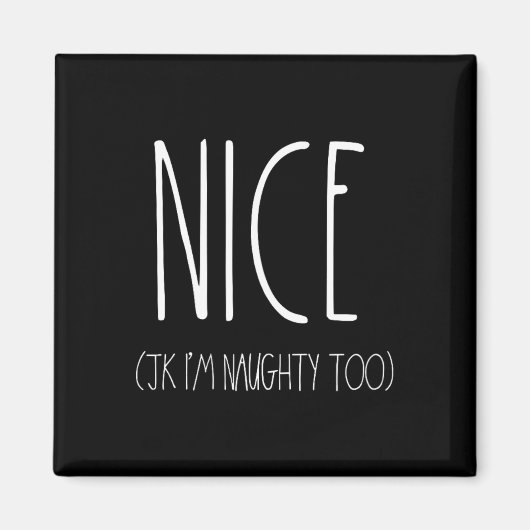 Stoute en leuke koppels Shirten voor kerst JK N Magneet (Voorkant)