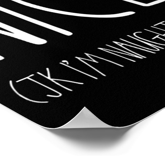 Stoute en leuke koppels Shirten voor kerst JK N Poster (Hoek)