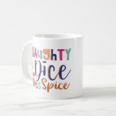 Stoute en mooie kleurrijke trendy typografische fo koffiemok (Voorkant links)