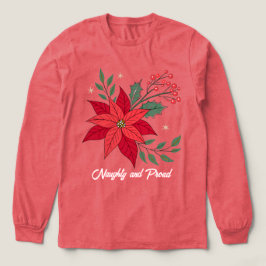 Stoute en trotse Poinsettia T-shirt