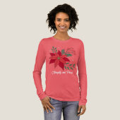 Stoute en trotse Poinsettia T-shirt (Voorkant)