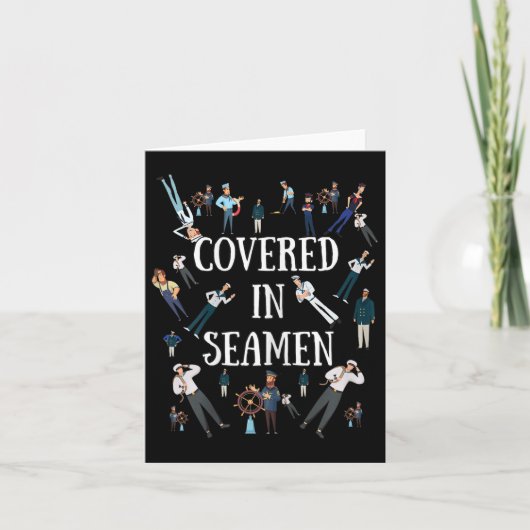 Stoute geschenken voor vrouwen bedekt met zeeliede kaart (Voorkant)