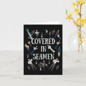 Stoute geschenken voor vrouwen bedekt met zeeliede kaart (Gele Bloem)