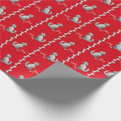 Stoute Hond Valentijns Wrap Papier (Hoek)