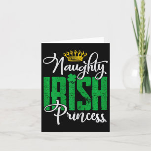 Stoute Ierse Prinses St Patrick's Day Ierland Kaart