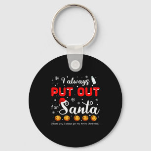 Stoute ik leg altijd iets klaar voor de Kerstman K Sleutelhanger