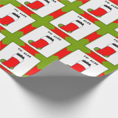 Stoute Jongen Kerstmis Cadeaupapier (Hoek)
