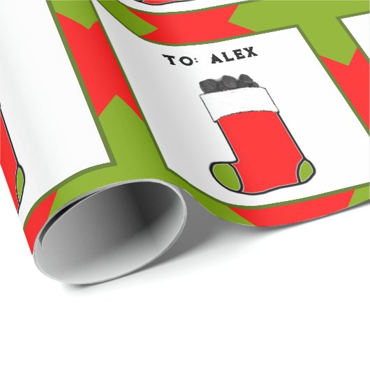 Stoute Jongen Kerstmis Cadeaupapier (Rol Hoek)