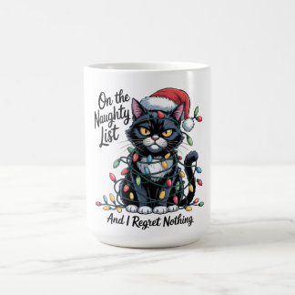 Stoute Katten Kerstmok – Grappige Santa Hoed  Koffiemok