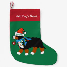Stoute Kerst Berner Sennenhond Custom Kleine Kerstsok