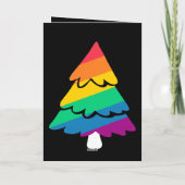 Stoute Kerst, Grappige Homokerstdag Feestdagen Kaart (Achterkant)