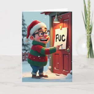 Stoute Kerstkaart Kaart